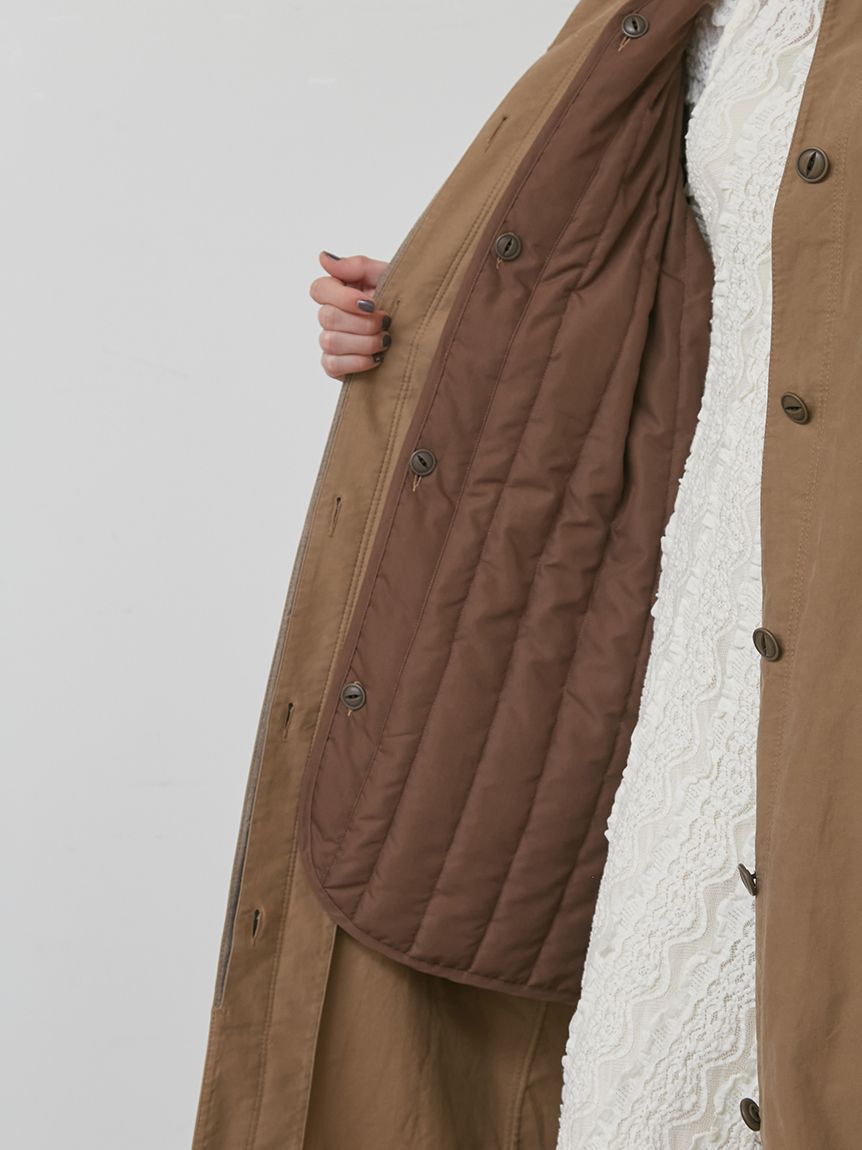 styling/「ロングステンカラーコート」|ステンカラーコート|