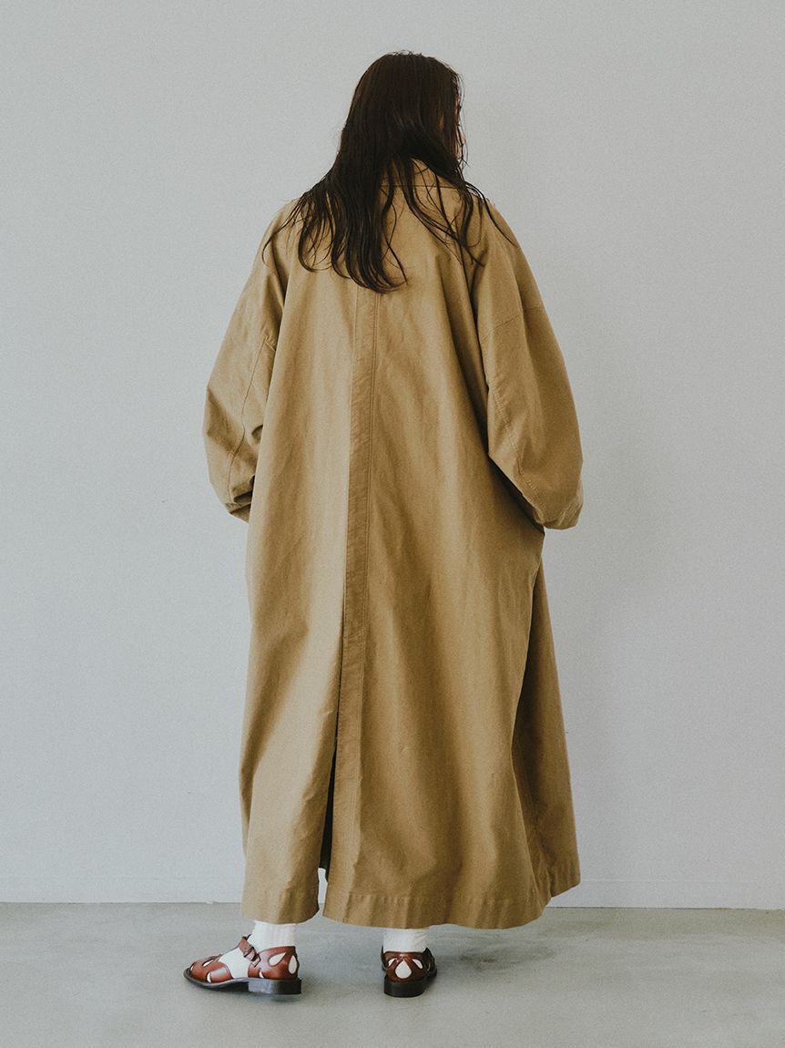 styling/「ロングステンカラーコート」|ステンカラーコート|