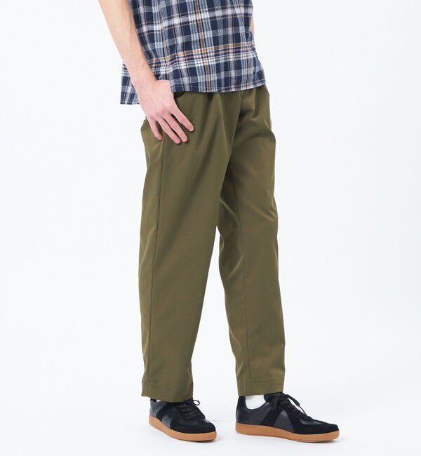 MACKINTOSH PHILOSOPHY「【MP STANDARD TROUSERS】STYLE003 TAPERED FIT フレックスドライチノ」|その他|ライトグリーン