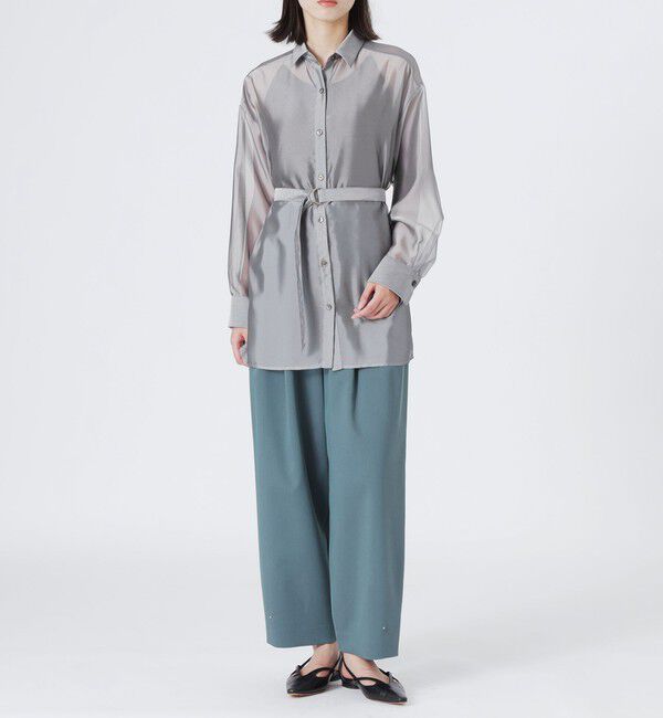  「シフォンジーシアーシャツ」|シャツ・ブラウス|