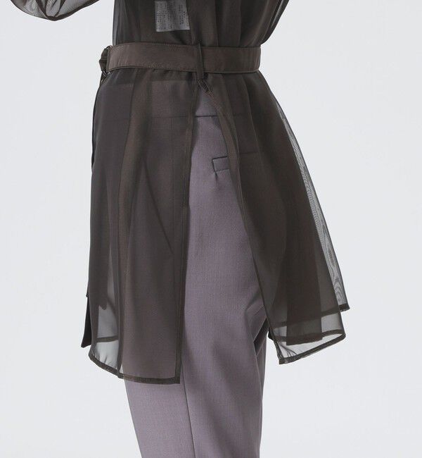  「シフォンジーシアーシャツ」|シャツ・ブラウス|