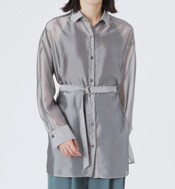  「シフォンジーシアーシャツ」|シャツ・ブラウス|