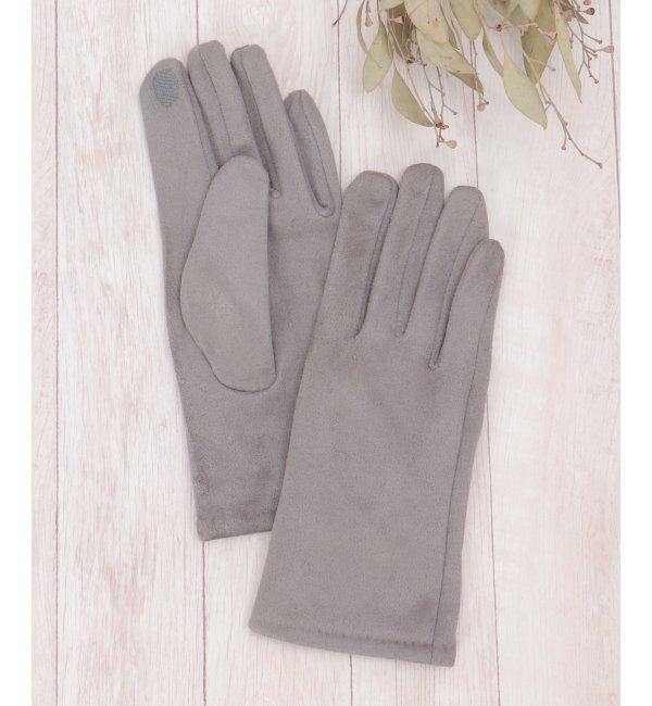 ikka「エコスエードグローブ」|手袋|