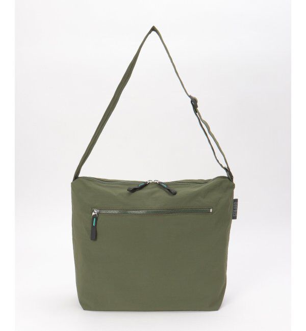 ikka「【撥水】WRナイロンショルダーバッグ」|その他|オリーブ