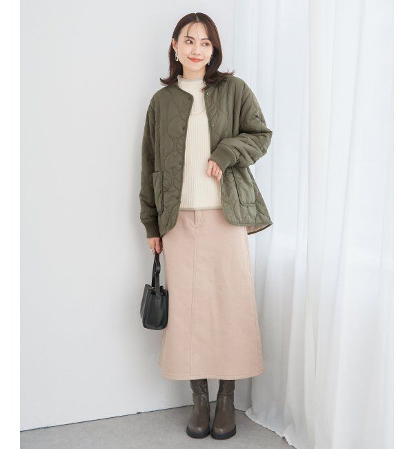 ikka「配色ワイドリブニットプルオーバー」|プルオーバー|