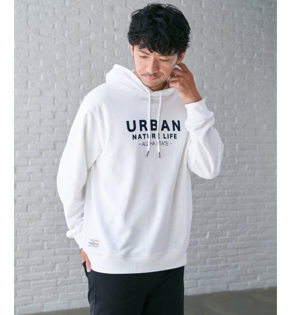 ikka「URBAN NATURE LIFE アーバンネイチャーライフ スウェットプルパーカ」|パーカー|