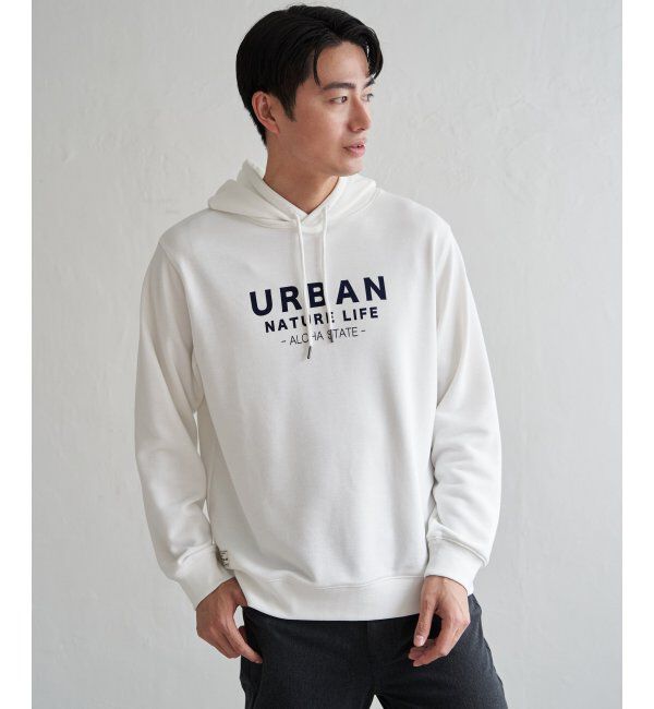 ikka「URBAN NATURE LIFE アーバンネイチャーライフ スウェットプルパーカ」|パーカー|