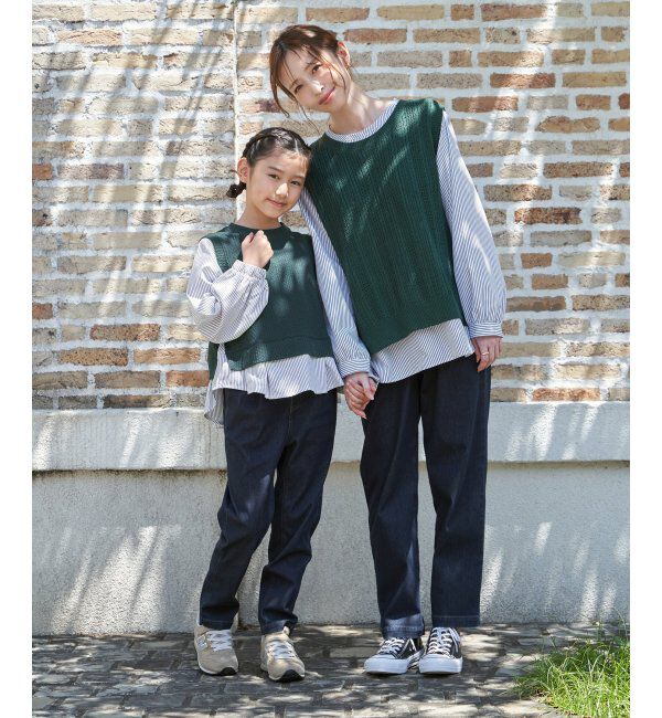 ikka kids「【親子おそろい】GOKU楽パンツ テーパード（120~160cm）」|その他|