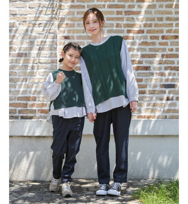 ikka kids「ＬＫケーブルガラレイヤードＰＯ」|Tシャツ・カットソー|