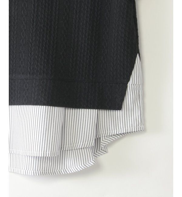 ikka kids「ＬＫケーブルガラレイヤードＰＯ」|Tシャツ・カットソー|