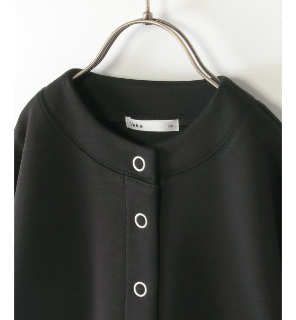 ikka kids「【洗濯機で洗える／親子コーデ】ダンボールドットボタンカーディガン（120~160cm）」|Tシャツ・カットソー|