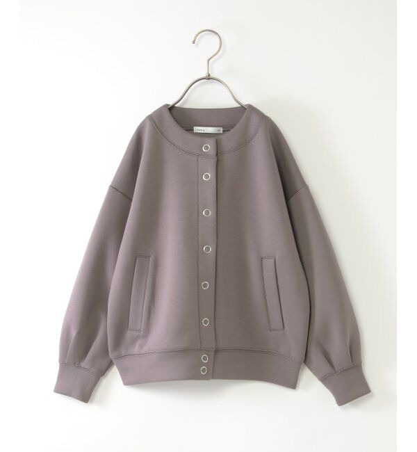 ikka kids「【洗濯機で洗える／親子コーデ】ダンボールドットボタンカーディガン（120~160cm）」|Tシャツ・カットソー|