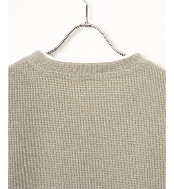 ikka「モールワッフルフェイクレイヤードプルオーバー」|パーカー|