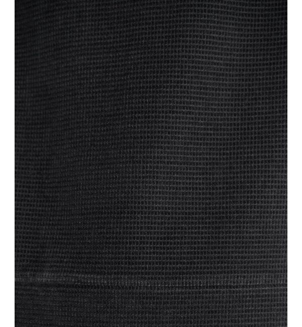 ikka「モールワッフルフェイクレイヤードプルオーバー」|パーカー|