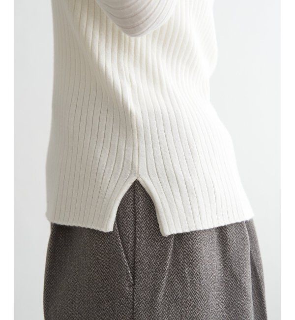 ikka「ミニハイネックリブニット」|プルオーバー|