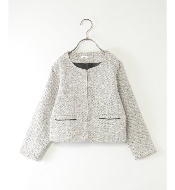 ikka kids「ツイード風ジャケットワンピースセット（120~150cm）」|スカート|