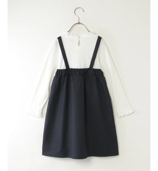 ikka kids「ツイード風ジャケットワンピースセット（120~150cm）」|スカート|