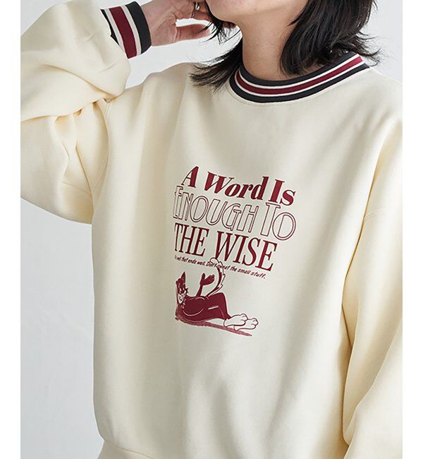 VENCE share style「ラインリブキャットスウェット」|スウェット・ジャージ|