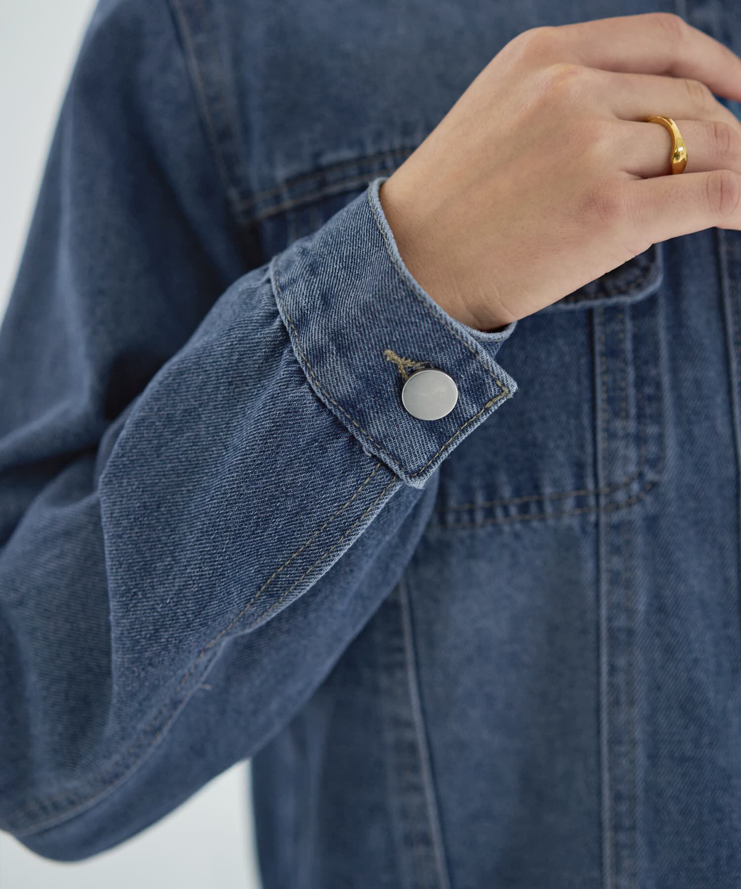 STYLE DELI「スタンドネックデニムジャケット」|デニムジャケット|