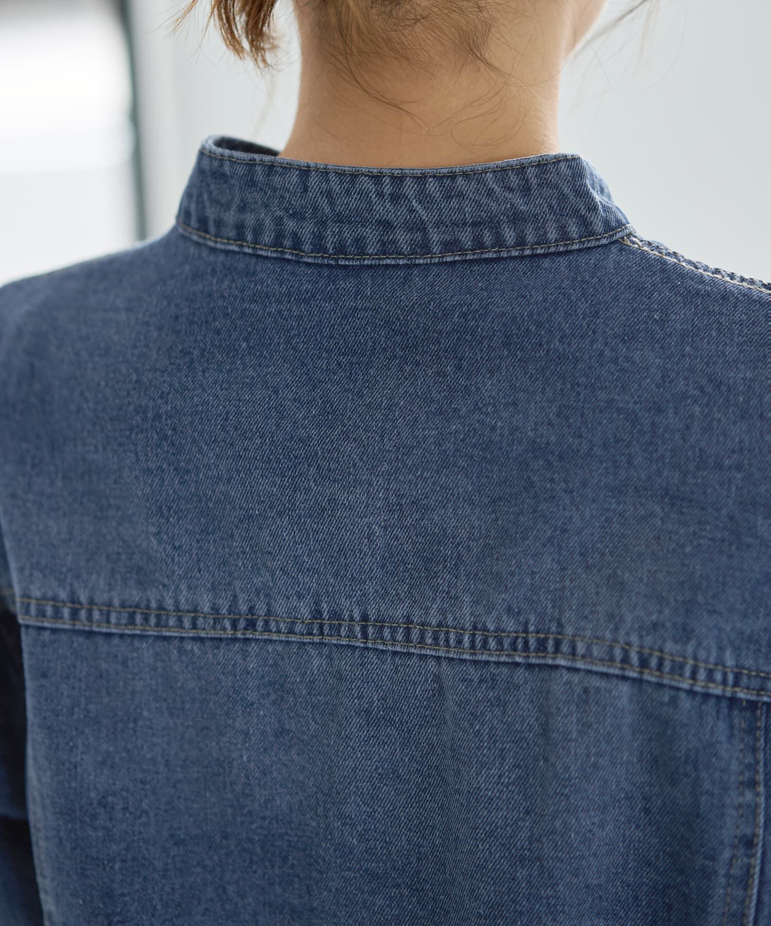 STYLE DELI「スタンドネックデニムジャケット」|デニムジャケット|