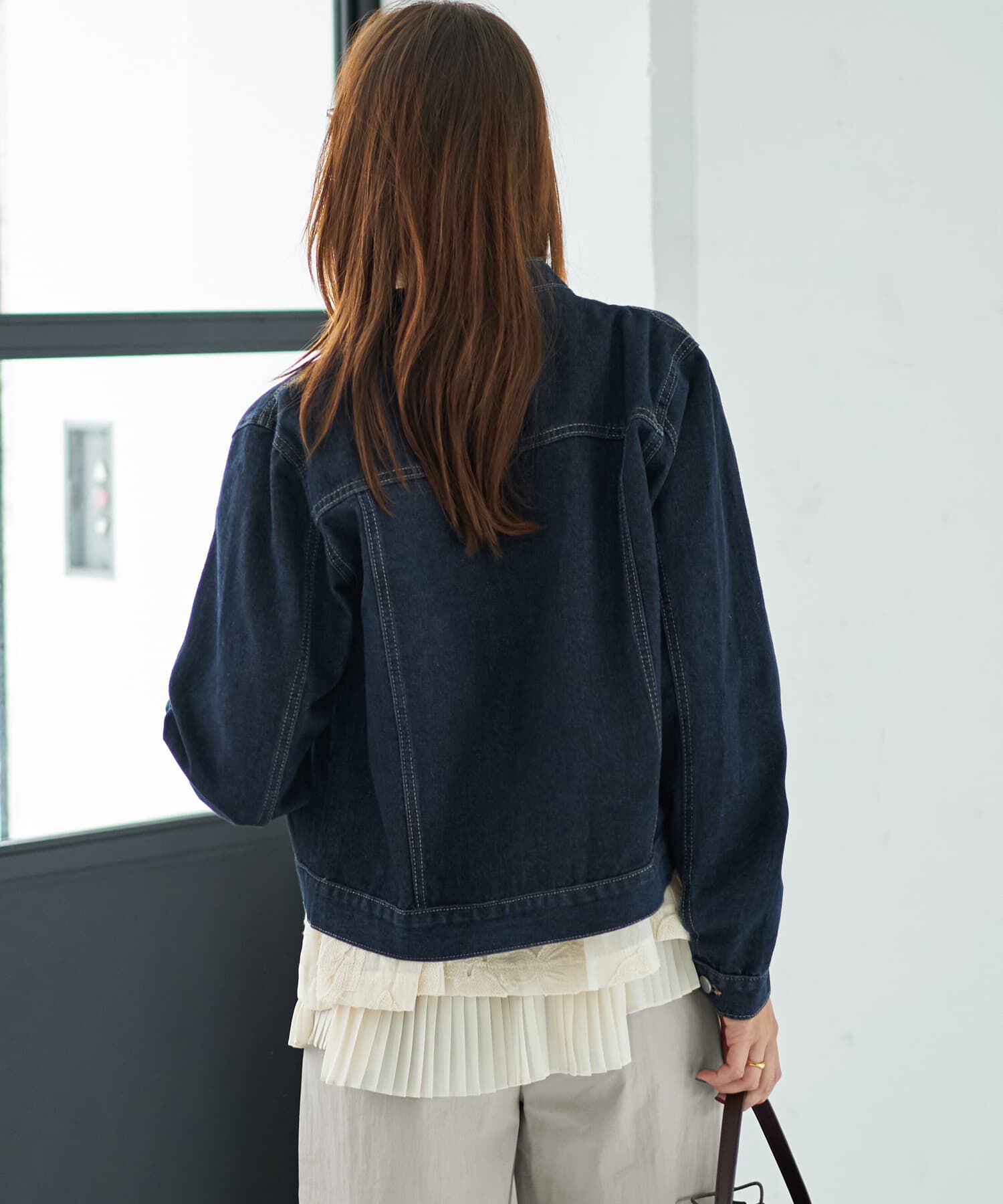 STYLE DELI「スタンドネックデニムジャケット」|デニムジャケット|