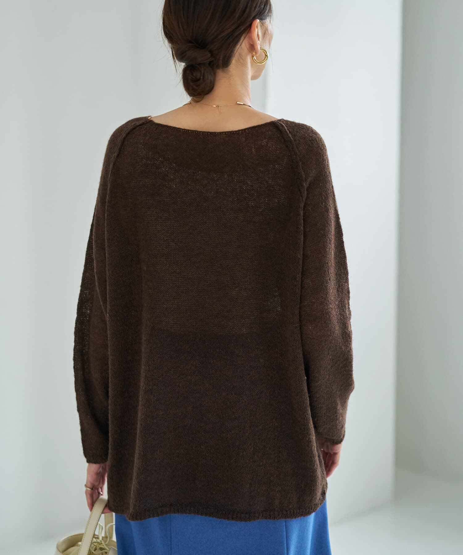 STYLE DELI「アルパカ混エアリールーズニットトップス」|ニット・セーター|