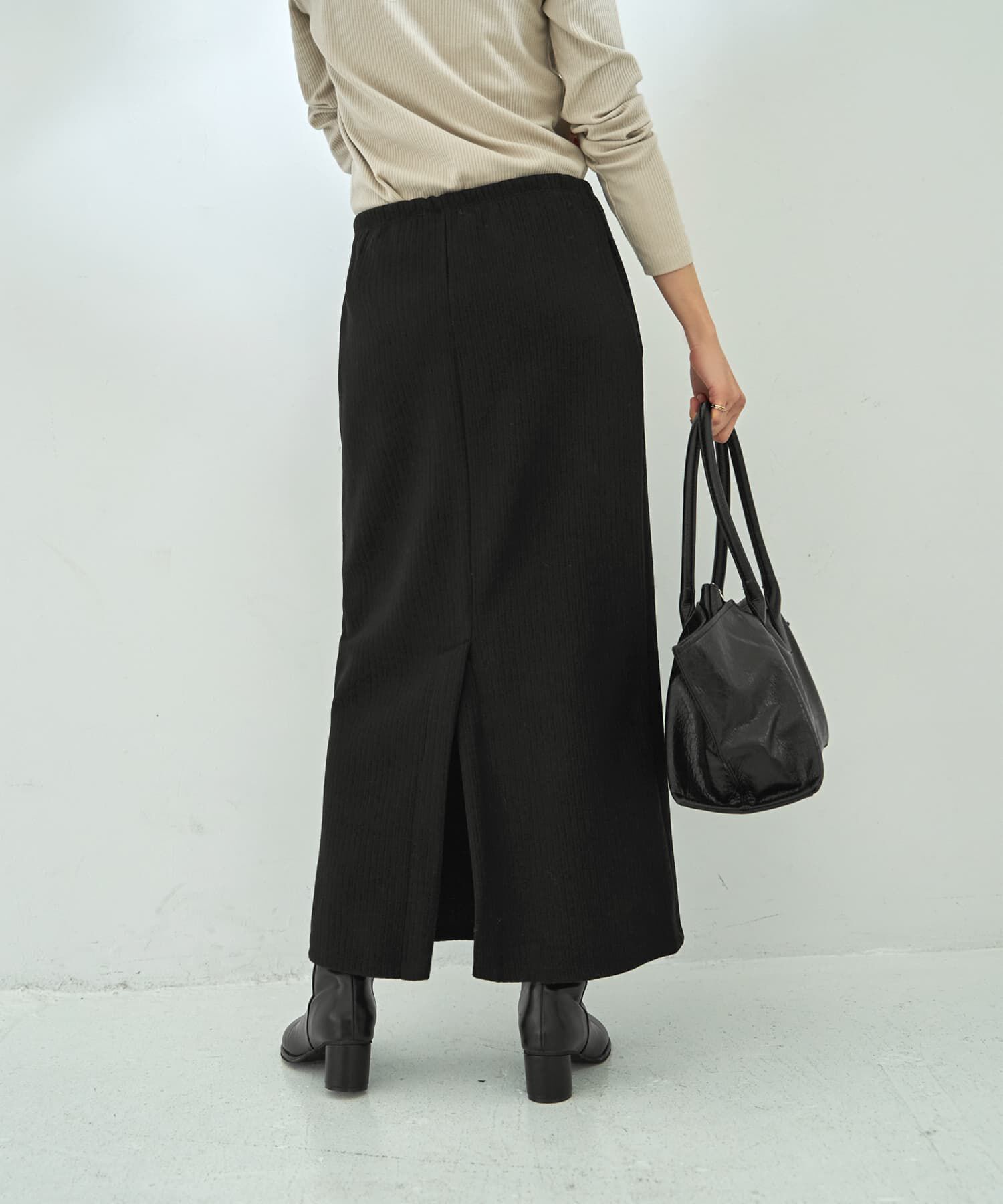 STYLE DELI「ウールタッチ伸縮ストレートスカート」|スカート|