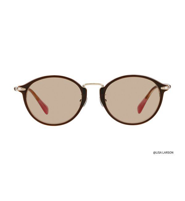  「Zoff meets LISA LARSON｜ボストン型 サングラス｜リサ・ラーソン｜紫外線防止 UVカット｜ユニセックス」|サングラス|