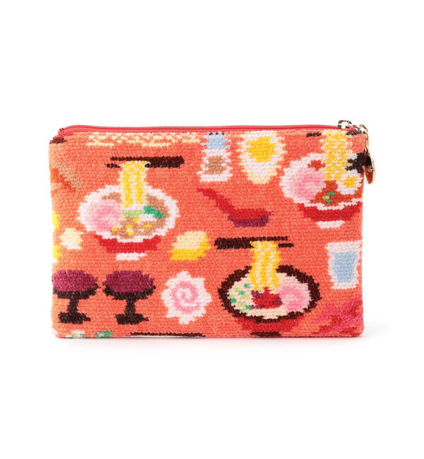 LOVERARY BY FEILER「ラーメンイッチョウ！　フラットポーチ　L/RIC-223067」|ポーチ|