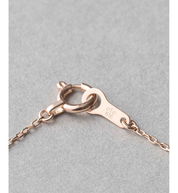 ete「K18 ダイヤモンド 0.1ct ネックレス「ブライト」」|ネックレス|