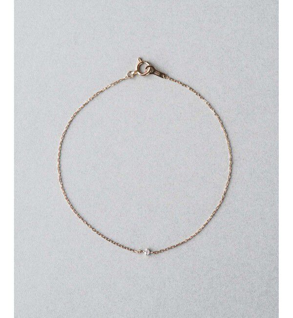 ete「K18 ダイヤモンド ブレスレット「ブライト」」|ブレスレット・バングル|ピンクゴールド