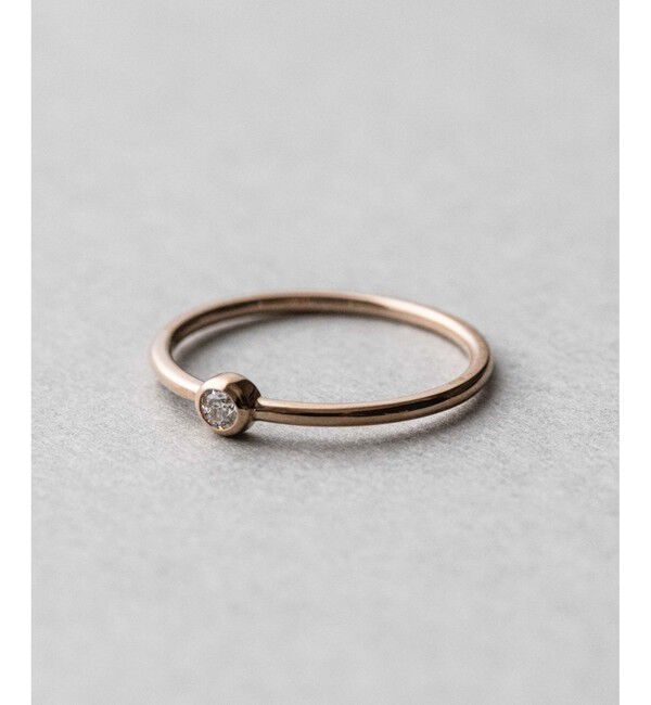 ete「K18 ダイヤモンド リング「ブライト」」|リング|