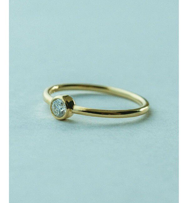 ete「K18 ダイヤモンド 0.1ct リング「ブライト」」|リング|