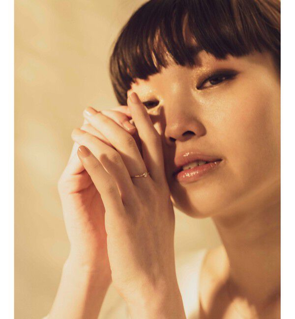 ete「K18 ダイヤモンド 0.1ct リング「ブライト」」|リング|