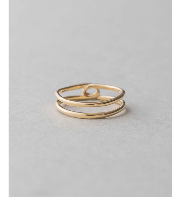 ete「[レイヤード] K18YG リバーシブル リング」|リング|