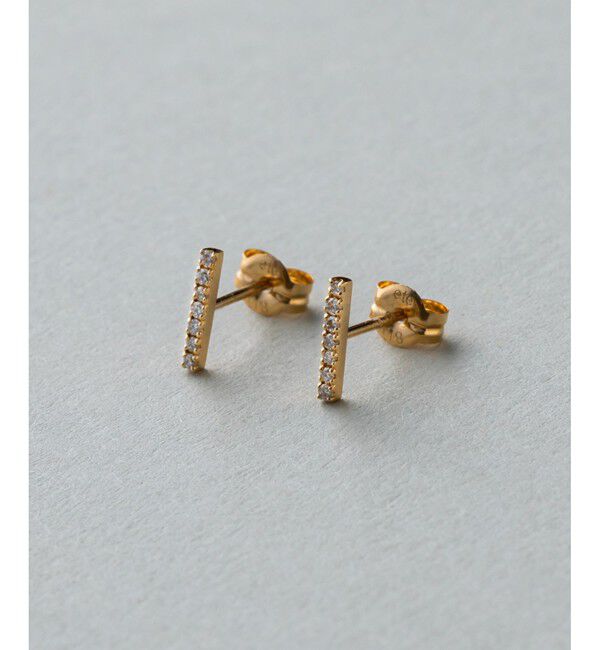 ete「K18YG パーティクル ピアス」|ピアス|