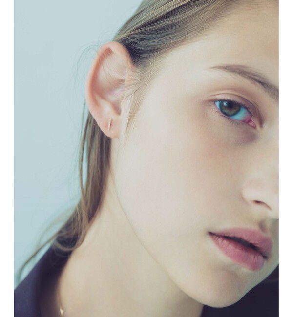 ete「K18YG パーティクル ピアス」|ピアス|