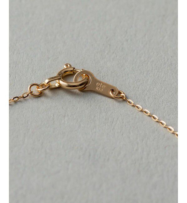 ete「[レイヤード] K18YG ダイヤモンド フローレット ネックレス」|ネックレス|