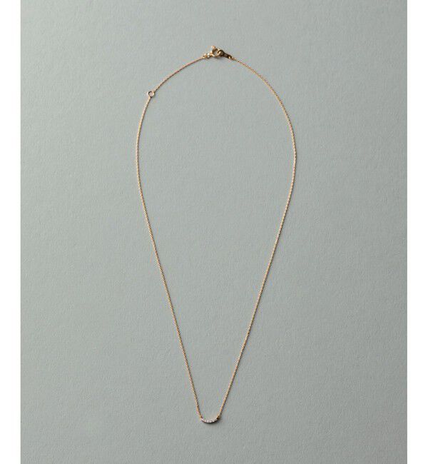 ete「[レイヤード] K18YG ダイヤモンド ネックレス」|ネックレス|