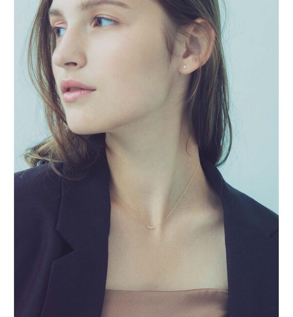 ete「[レイヤード] K18YG ダイヤモンド ネックレス」|ネックレス|