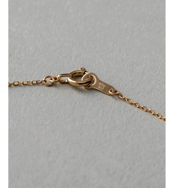 ete「K18YG パーティクル ネックレス」|ネックレス|