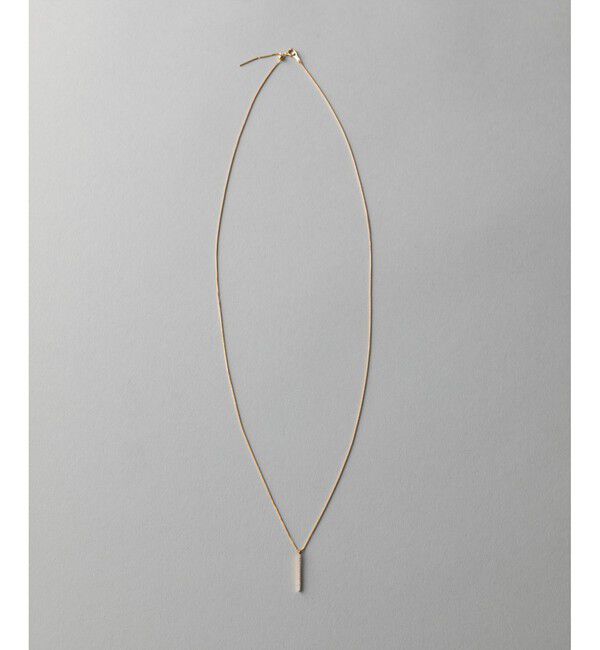 ete「K18YG パーティクル ロング ネックレス」|ネックレス|