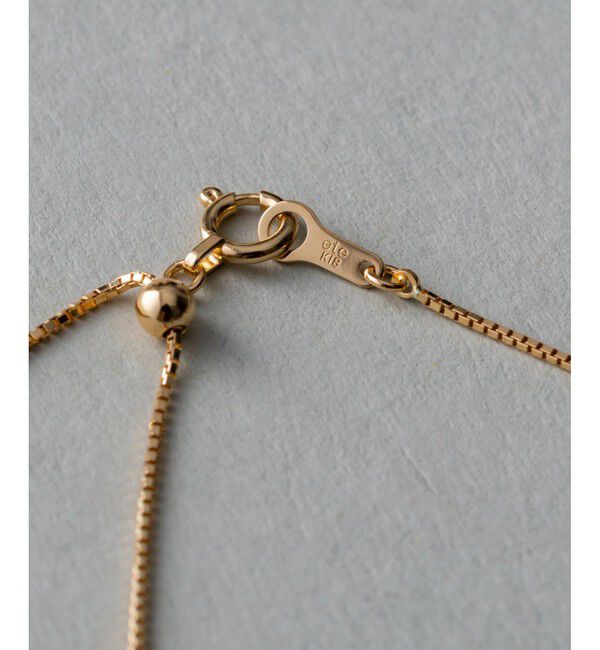 ete「K18YG パーティクル ロング ネックレス」|ネックレス|