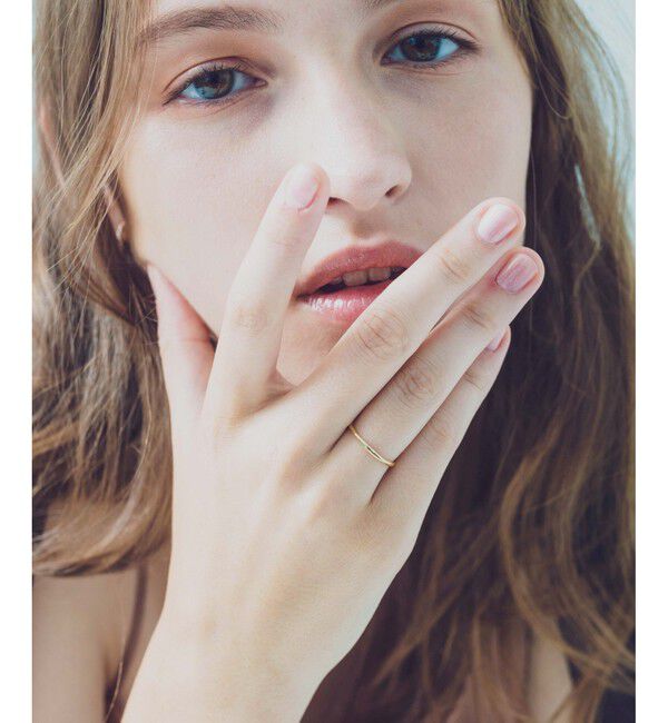 ete「[レイヤード] K18YG リング」|リング|