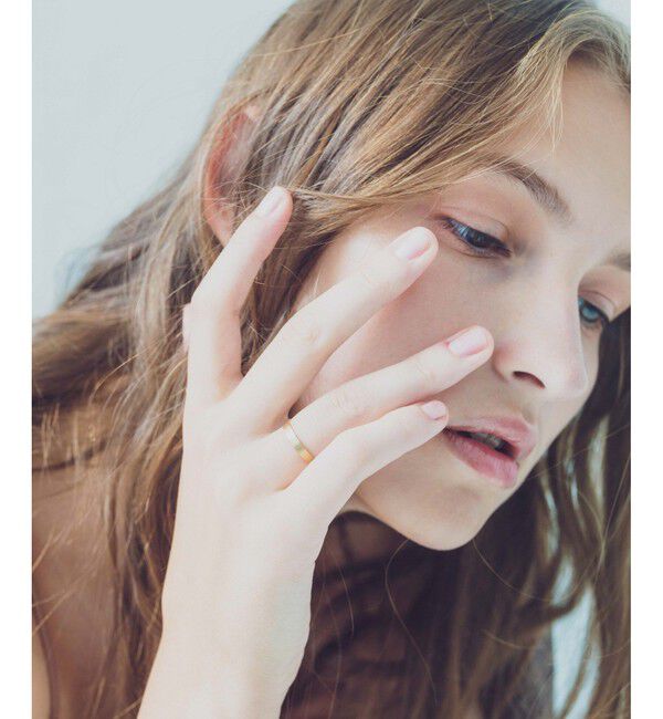 ete「[レイヤード] K18YG リング」|リング|