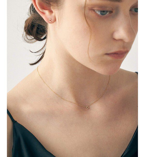 ete「[レタード] K18YG ダイヤモンド ネックレス」|ネックレス|