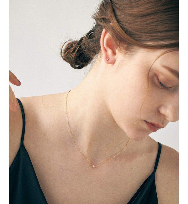 ete「[レタード] K18YG ダイヤモンド ネックレス」|ネックレス|