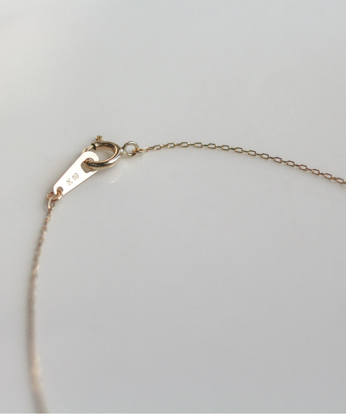  「マルチカラーストーン ブルー ネックレス | K10YG」|ネックレス|