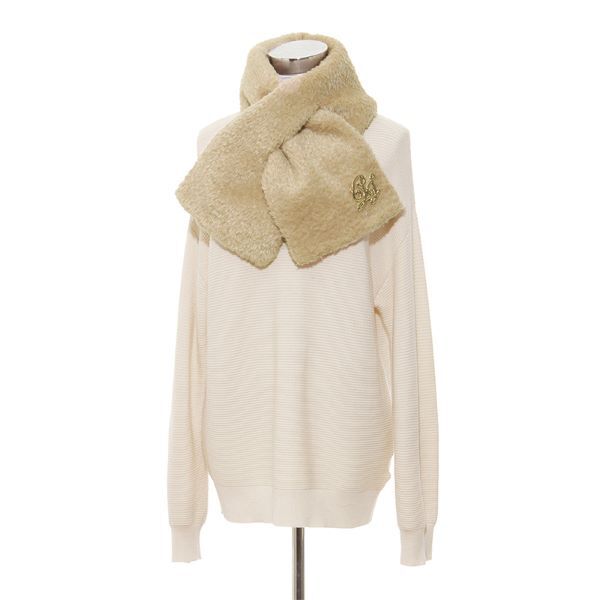 PAUL&JOE「ＰＪ／マフラー／ブローチ付フェイクファー」|マフラー|