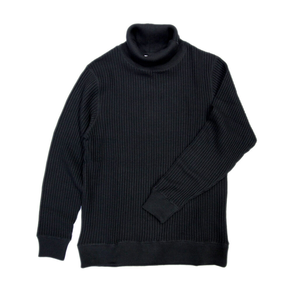 BACKYARD FAMILY「JEMORGAN サーマル JB502-52C 通販 ビッグワッフル タートルネック」|Tシャツ・カットソー|ブラック1
